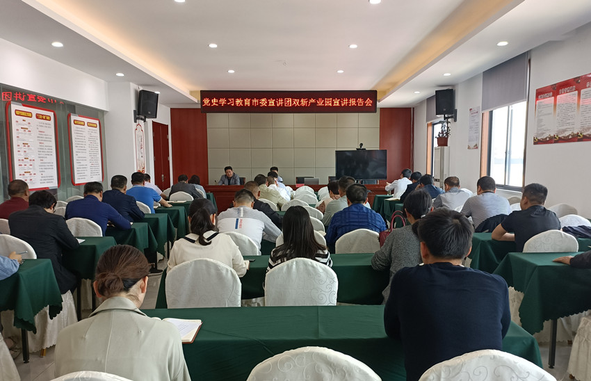 党史学习教育市委宣讲团宣讲报告会走进双新产业园2.jpg